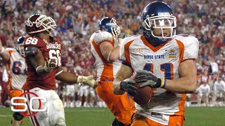 Boise States win Statue of Liberty vs Oklahoma among top college football upsets  SportsCenter [upl. by Quintin]