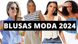 BLUSAS MODA 2024 [upl. by Nylahsoj46]