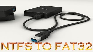 Convert Ntfs To Fat32 تغيير صيغة الهارديسك الخارجي من NTFS الى FAT32 [upl. by Maddalena]