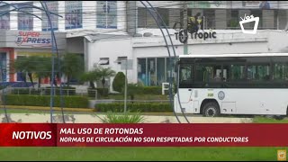 Mal giro de rotondas podría costarte la vida [upl. by Leumhs]