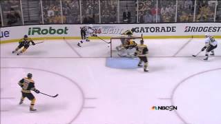 Tuukka Rask save on Kris Letang in 3rd 6513 Pittsburgh Penguins vs Boston Bruins NHL Hockey [upl. by Uhthna]