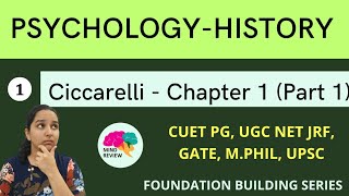 Ciccarelli Chapter 1  Part 1 History of Psychology  Mind Review [upl. by Schnurr]