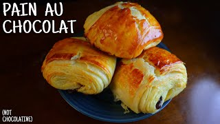 PAIN AU CHOCOLAT Chocolate Croissants RECIPE  Authentic French Pain au Chocolat [upl. by Estele]