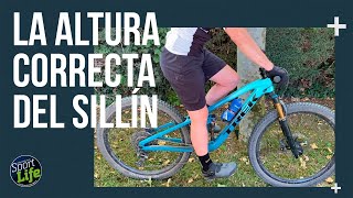 ¿Cuál es la altura de sillín correcta  SPORT LIFE [upl. by Collen]