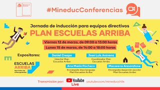 Jornada de Inducción Plan Escuelas Arriba 12 de marzo [upl. by Sieber]