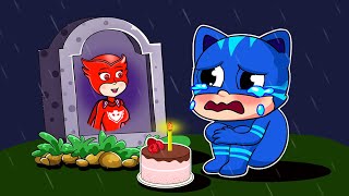 Baby Catboys life story Mom returned to me Sad Story PJ MASKS Aniamtion [upl. by Eelyam889]