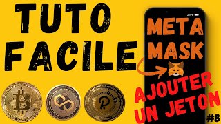 COMMENT ajouter un JETON sur METAMASK [upl. by Allesiram432]