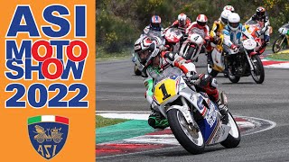 ASI MotoShow 2022  Moto storiche e campioni in pista a Varano [upl. by Pine]