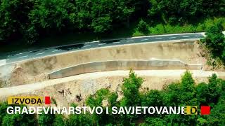 Završena sanacija klizišta Gornje Luge na putu Andrijevica  Plav [upl. by Ynamad173]