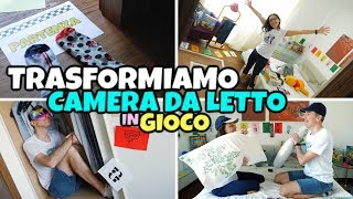 TRASFORMIAMO LA NOSTRA CAMERA DA LETTO in un Gioco da Tavolo [upl. by Iphigenia]