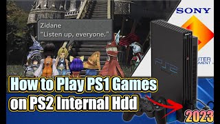 How to Transfer and Play PS1 games on PS2 Internal hdd [upl. by Westbrooke]