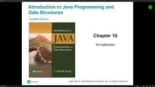 Java StringBuilder Class [upl. by Vandyke490]