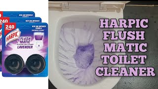 Harpic Flushmatic Lavender  Flushmatic Toilet Cleaner Blocks [upl. by Dickey]