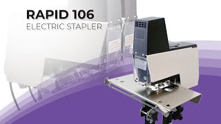 Rapid 106 Electric Stapler [upl. by Ardnaz8]