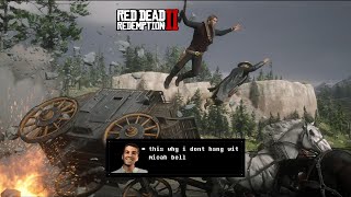 Micah Bell u r hell Bound  Red Dead Redemption 2  Part 10 [upl. by Ydak]