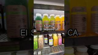 Trying Kreation Juices juice healthy shorts [upl. by Eelarak]