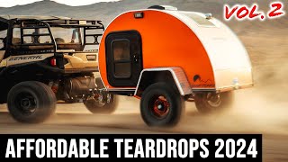 BEST Affordable Teardrop Trailers with Rich Standard Packages in 2024 [upl. by Durwin]