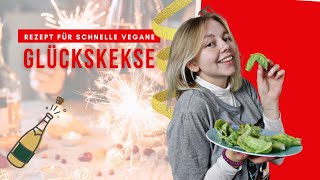 Glückskekse selber machen 🥠 vegan amp easy [upl. by Ignaz]