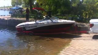 First boat launch of the new boat [upl. by Aldon]