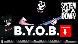 【SYSTEM OF A DOWN】 BYOB  cover by Masuka  LESSON  GUITAR TAB [upl. by Nollid805]