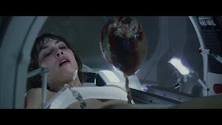 Prometheus 2012  Alien Pregnant Elizabeth Shaw Surgery HD pain killers and staples [upl. by Proctor491]