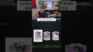 Devin amp Dylan’s 98 OVR ICON picks GOES WRONG💀😭 [upl. by Toni921]