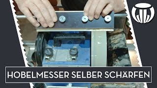 Hobelmesser mit der Tormek schärfen [upl. by Nahgaem]