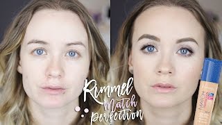 HOLY GRAIL OILY SKIN FOUNDATION  Rimmel Match Perfection First Impression [upl. by Feeley]