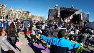 Downtown Mexico City Zocalo Square Mexico [upl. by Esertal109]