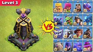 Max Monolith vs All Troops  Clash of Clans [upl. by Alrak]