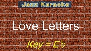 JazzKara quotLove Lettersquot KeyEb [upl. by Attelrac739]