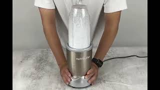 NutriBullet Pro 900W Personal Blender Review Crushing Ice Cubes [upl. by Allie839]