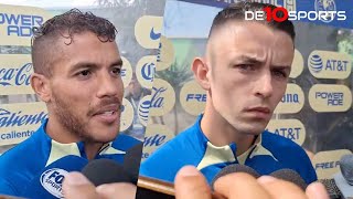 REACCIONES I Álvaro Fidalgo y Jonathan dos Santos hablan previo al partido contra León [upl. by Ynaffi423]