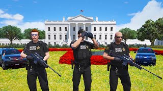 Secret Service Snipers Protecting The President in GTA 5 RP [upl. by Marriott]