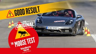 Moose test of the week Porsche Boxster [upl. by Ydac385]