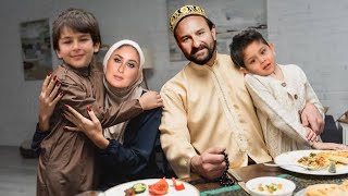 Saif Ali Khan and Kareena Kapoor First Iftar Party in Ramzan MashaAllah with jeh amp taimur ali Khan [upl. by Selegna]