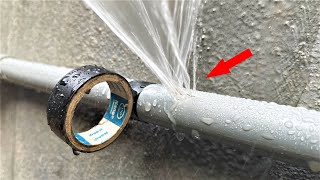 Did You Know This Trick Tips To Fix Broken Pvc Pipes Without Turning Off The Water [upl. by Ailsun520]