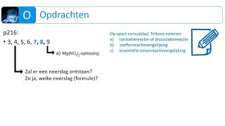 Thema 3  23 Neerslagreacties  3 Oefeningen [upl. by Nyladnohr]