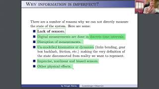 Control Theory lecture 8  State Estimation Luenberger Observer [upl. by Eenafit]