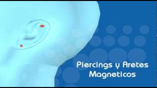 Aretes y piercing magnéticos [upl. by Mlehliw710]