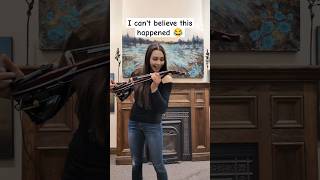 Late night fiddle practice turned deadly 💀fiddle blooper fail killedit fiddler violinist [upl. by Eissel]