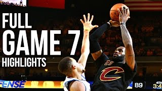 Warriors vs Cavaliers Game 7 NBA Finals  061916 Full Highlights [upl. by Jorgenson]