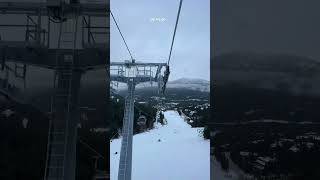 Whistler Creekside Gondola Timelapse whistler snow [upl. by Robison]