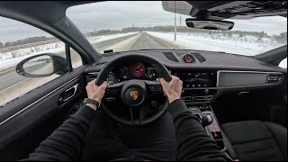 2023 PORSCHE MACAN GTS POV DRIVE Crazy Accelerations I 4K [upl. by Aeel347]