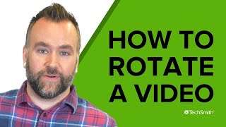 Rotate a Video Quick amp Easy [upl. by Bennink]