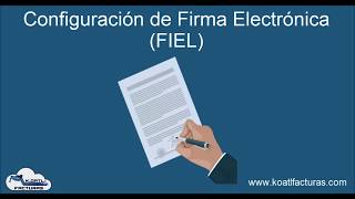 Cómo configurar tu firma electrónica FIEL [upl. by Anair]