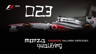 F1 2013  Lets Play Together  Saison 2  023 Round 12  Italien Qualifying HD [upl. by Sholeen784]