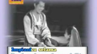 quotABADI CINTA KITAquot lagu klasik PRamlee dari filem quotAbu Hassan Pencuriquot lyrics by ZAHADA VIDEO [upl. by Ahsitel]