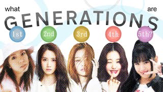 what are quotgenerationsquot in kpop [upl. by Favien658]