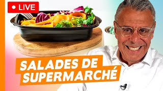 Les salades de supermarché  une option saine ou non  – Live du 4 octobre 2023 [upl. by Ardnajela751]